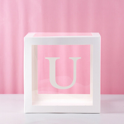 Toponeto Letter A- Z Transparent Gift Boxes Kid Birthday Baby Shower Party Decoration
Toponeto Letter A- Z Transparent Gift Boxes Kid Birthday Baby Shower Party Decoration