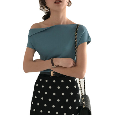 2019 Women Fashion Solid Color Tshirt Summer Top Female Irregular Casual Short-sleeved T-shirt Cotton T Shirt Sexy Slim Fit Tops
2019 Women Fashion Solid Color Tshirt Summer Top Female Irregular Casual Short-sleeved T-shirt Cotton T Shirt Sexy Slim Fit Tops