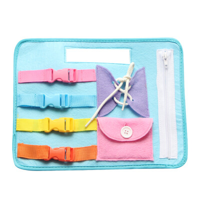 Kids Baby Learn to Dress Snap Zip Tie Shoe Laces&Buckle Learning Toys Education Basic Life Skills Teaching Toy
Kids Baby Learn to Dress Snap Zip Tie Shoe Laces&Buckle Learning Toys Education Basic Life Skills Teaching Toy