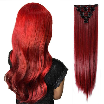 8 PcsSet Fashion Long Curly Wavy Straight Clip In Hair Extension Sexy Heat Resistant Party Hair Natural Synthetic Hair For Women
8 PcsSet Fashion Long Curly Wavy Straight Clip In Hair Extension Sexy Heat Resistant Party Hair Natural Synthetic Hair For Women