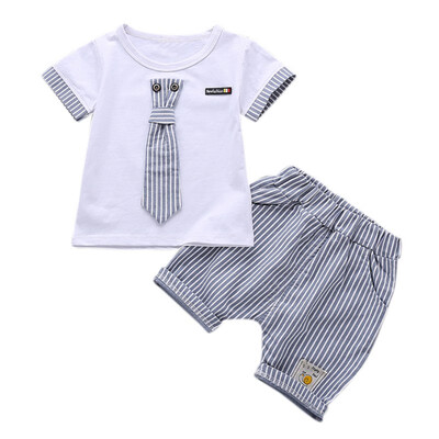 Summer Boys Handsome Gentleman Suits Newborn Baby Boy Clothes Set 1-4 Years Striped Summer Children Clothing
Summer Boys Handsome Gentleman Suits Newborn Baby Boy Clothes Set 1-4 Years Striped Summer Children Clothing