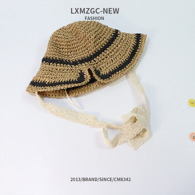 Spring&summer new hand cut out straw hat parents&children lace color matching straw hat
Spring&summer new hand cut out straw hat parents&children lace color matching straw hat