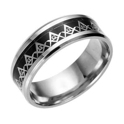 High Quality Crystal Gold Black Titanium Steel Wedding Jewelry Ring Religious Jewelry Freemason Free Mason Masonic Symbols Ring
High Quality Crystal Gold Black Titanium Steel Wedding Jewelry Ring Religious Jewelry Freemason Free Mason Masonic Symbols Ring