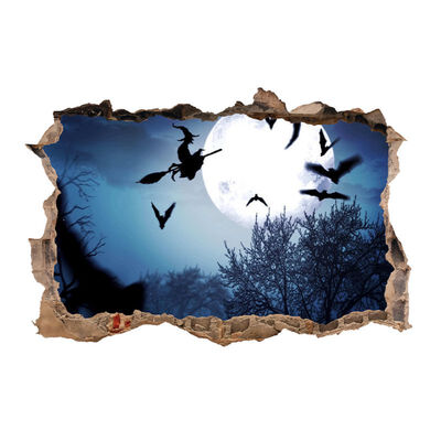 69cm46cm Wall Sticker Halloween Witch Bats Wall Decor 3D Breaking Wall Sticker Decals Decorative Waterproof Home Decoration
69cm46cm Wall Sticker Halloween Witch Bats Wall Decor 3D Breaking Wall Sticker Decals Decorative Waterproof Home Decoration