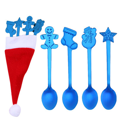 Tailored 4PCS Christmas Colorful Spoon Handle Spoons Flatware Ice Cream Drinking Tools BK
Tailored 4PCS Christmas Colorful Spoon Handle Spoons Flatware Ice Cream Drinking Tools BK