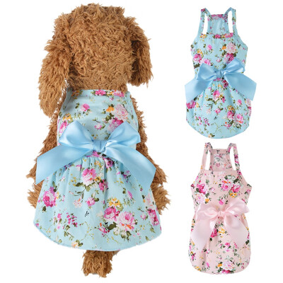Lovely Floral Pet Dog Dress Vestidos For Small Dogs Summer Chihuahua Pug Yorkie Clothing Puppy Cat Clothes Dog Wedding Dresses
Lovely Floral Pet Dog Dress Vestidos For Small Dogs Summer Chihuahua Pug Yorkie Clothing Puppy Cat Clothes Dog Wedding Dresses