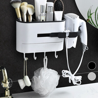 Multifunction Wall Mounted Storage Drawer Rack Hair Dryer Holder Home Bath Decor 235x12x14cm
Multifunction Wall Mounted Storage Drawer Rack Hair Dryer Holder Home Bath Decor 235x12x14cm