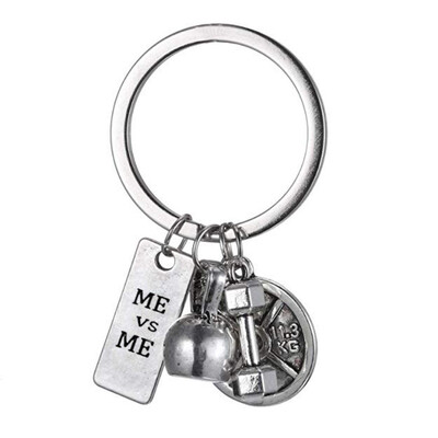 1Pc Strength Sports Barbell Dumbbell Keyring Charm Weight Fitness Weightlifting Gym Crossfit Keychain Gifts for Boyfriend
1Pc Strength Sports Barbell Dumbbell Keyring Charm Weight Fitness Weightlifting Gym Crossfit Keychain Gifts for Boyfriend