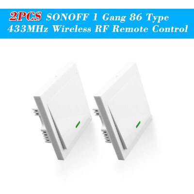 5PCS eWeLink Push Button Wall Light Switch Remote Controller 3 Gang 86 Type ONOff Switch Panel 433MHz Wireless RF Remote Control
5PCS eWeLink Push Button Wall Light Switch Remote Controller 3 Gang 86 Type ONOff Switch Panel 433MHz Wireless RF Remote Control
