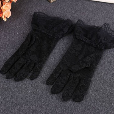 Women Ladies Sexy Lace Flower Driving Gloves Sunscreen Glove Bridal Party Elegant Lace Finger Mittens Gloves
Women Ladies Sexy Lace Flower Driving Gloves Sunscreen Glove Bridal Party Elegant Lace Finger Mittens Gloves