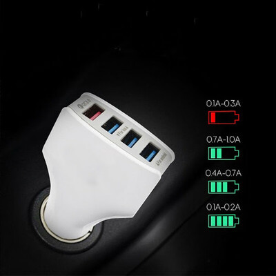 USB 42A White Fast Car Charging Adapter Multiple Charging Protection Quick Charger For Phone Fast Car Charging Adapter
USB 42A White Fast Car Charging Adapter Multiple Charging Protection Quick Charger For Phone Fast Car Charging Adapter