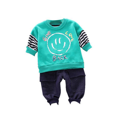 Spring Autumn Casual Baby Boy Cartoon Printing Long Sleeve Top And Trousers Kids Two-piece Outfit Sets
Spring Autumn Casual Baby Boy Cartoon Printing Long Sleeve Top And Trousers Kids Two-piece Outfit Sets