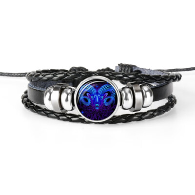 Auto Products 12 constellations Time Gem Hand-woven Leather Bracelet Safe Chain Sagittarius
Auto Products 12 constellations Time Gem Hand-woven Leather Bracelet Safe Chain Sagittarius