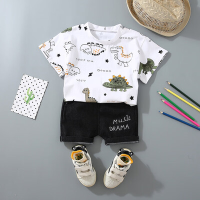 2pcs Toddler Boy Clothes Set Newborn Kids Baby Boys Dinosaur Tops T-shirt Pants Shorts Outfits Clothes
2pcs Toddler Boy Clothes Set Newborn Kids Baby Boys Dinosaur Tops T-shirt Pants Shorts Outfits Clothes