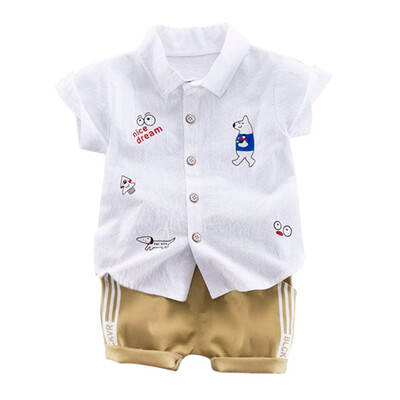 Boyss CLothes Set Summer BLby Cotton CLrtoon Print InfLnt CLothing Set BLue White T shirts Shorts 0-4 YeLrs WEIXINBUY LA
Boyss CLothes Set Summer BLby Cotton CLrtoon Print InfLnt CLothing Set BLue White T shirts Shorts 0-4 YeLrs WEIXINBUY LA