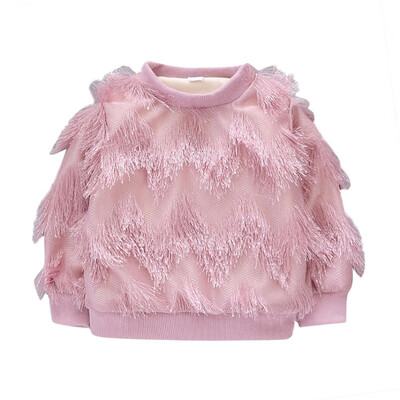 Toddler Infant Baby Girls Thicken Tops Autumn Winter Long Sleeve Tassel Kids Clothes Girls Sweatshirts 1-4Y
Toddler Infant Baby Girls Thicken Tops Autumn Winter Long Sleeve Tassel Kids Clothes Girls Sweatshirts 1-4Y