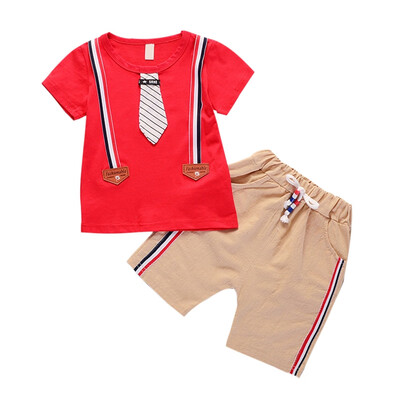 Baby Clothes Toddler Baby Boys 2pcs Summer Outfits Fake Tie Print T-shirt TopsShorts Casual Sets Baby Boy Clothes
Baby Clothes Toddler Baby Boys 2pcs Summer Outfits Fake Tie Print T-shirt TopsShorts Casual Sets Baby Boy Clothes