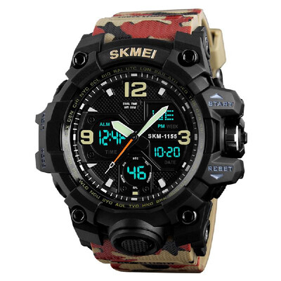 SKMEI 1155B Quartz Digital Electronic Men Watch Fashion Casual Outdoor Sports Male Wristwatch Dual Time Date Week Chrono Alarm 5AT
SKMEI 1155B Quartz Digital Electronic Men Watch Fashion Casual Outdoor Sports Male Wristwatch Dual Time Date Week Chrono Alarm 5AT