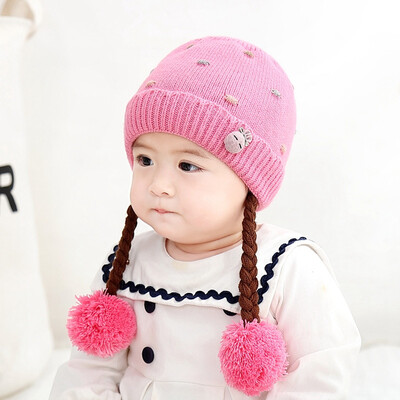 Winter Warm Toddler Baby Girl Earflap Hat Kids Knit Beanie Cute Embroidery Caps With Fake Braid New
Winter Warm Toddler Baby Girl Earflap Hat Kids Knit Beanie Cute Embroidery Caps With Fake Braid New