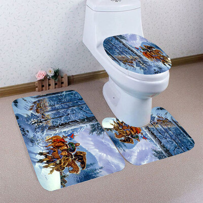 Tailored 3PCS Christmas Bathroom Non-Slip Pedestal Rug Lid Toilet Cover Bath Mat Set
Tailored 3PCS Christmas Bathroom Non-Slip Pedestal Rug Lid Toilet Cover Bath Mat Set