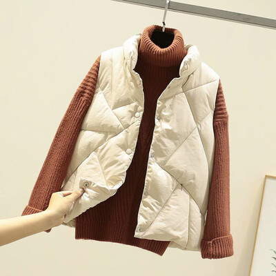 Toponeto Womens Winter Warm Outwear Stand Neck Sleeveless Pockets Vintage Oversize Coats
Toponeto Womens Winter Warm Outwear Stand Neck Sleeveless Pockets Vintage Oversize Coats