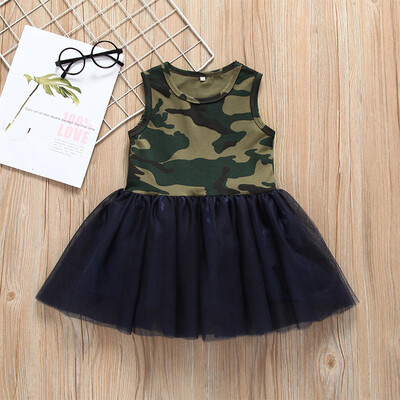 2019 New Summer Casual Baby Girls Sleeveless Camouflage Pattern Dress Kids Toddler Princess Mesh Sundress
2019 New Summer Casual Baby Girls Sleeveless Camouflage Pattern Dress Kids Toddler Princess Mesh Sundress