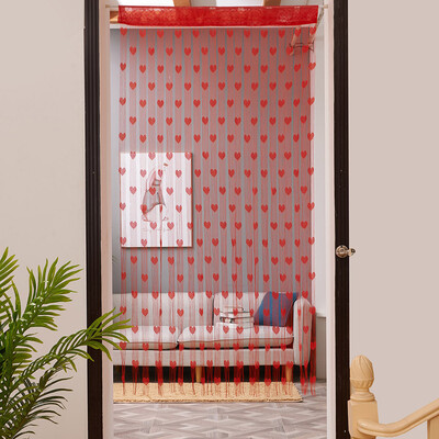 Gobestart 50x200cm Love Heart String Curtain Window Door Divider Sheer Curtain Valance
Gobestart 50x200cm Love Heart String Curtain Window Door Divider Sheer Curtain Valance