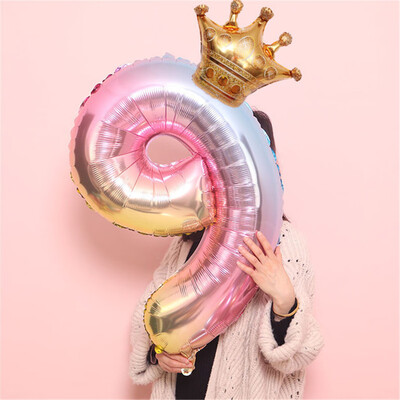 Siaonvr Crown Number Foil Balloons Number Ballon Happy Birthday Party Decoration 32 Inch
Siaonvr Crown Number Foil Balloons Number Ballon Happy Birthday Party Decoration 32 Inch