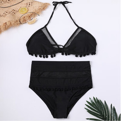 2019 Women Sexy Halter Retro Mesh Hollow Out String Swimsuit Bathing Suit Female Bra Set High Waist Plus Size Swimwear Bikini
2019 Women Sexy Halter Retro Mesh Hollow Out String Swimsuit Bathing Suit Female Bra Set High Waist Plus Size Swimwear Bikini