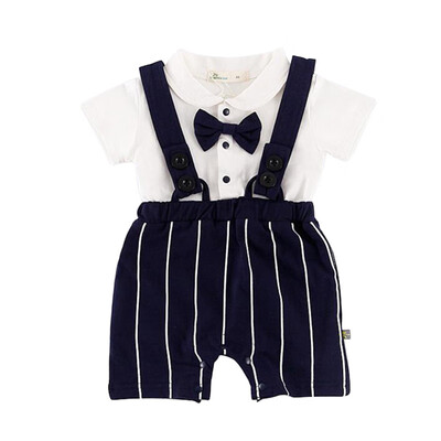 Fashion Baby Rompers Gentleman Strap Design Short Sleeve Rompers Kids Boys Jumpsuit with Bowknot Newborn Clothes
Fashion Baby Rompers Gentleman Strap Design Short Sleeve Rompers Kids Boys Jumpsuit with Bowknot Newborn Clothes