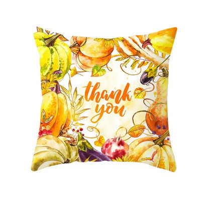 Thanksgiving Day Printed Pillow Case Cover Square 45cm45cm Halloween Pillowcase Home Decorative Supplies
Thanksgiving Day Printed Pillow Case Cover Square 45cm45cm Halloween Pillowcase Home Decorative Supplies