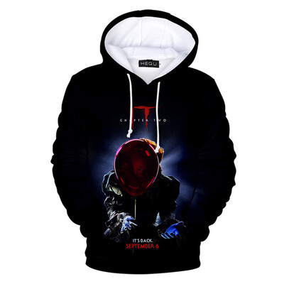 Herqw61 Mens 3D Stephen Kings It Hoodie Pullover Sweatshirt Terror Movie Cool Pullover Tops
Herqw61 Mens 3D Stephen Kings It Hoodie Pullover Sweatshirt Terror Movie Cool Pullover Tops