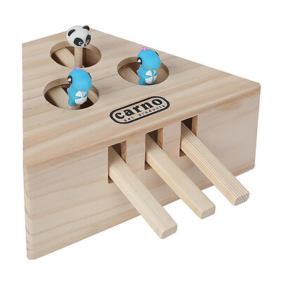 Gobestart Pet Indoor Solid Wooden Cat Hunt Toy Interactive 35-holed Mouse Seat Scratch
Gobestart Pet Indoor Solid Wooden Cat Hunt Toy Interactive 35-holed Mouse Seat Scratch