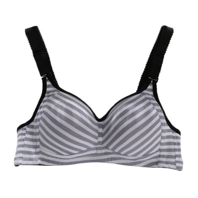 Women Striped Padded Bras Female Push Up Wire Free Bra Underwear Tops Adjust Bralette
Women Striped Padded Bras Female Push Up Wire Free Bra Underwear Tops Adjust Bralette