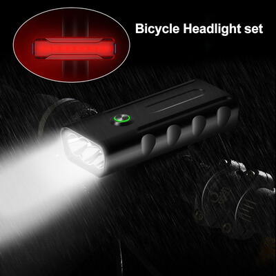3 Modes LED Bike Lights Front&Back Set Rechargeable Bike Lights Set IPX5 Waterproof Headlights
3 Modes LED Bike Lights Front&Back Set Rechargeable Bike Lights Set IPX5 Waterproof Headlights