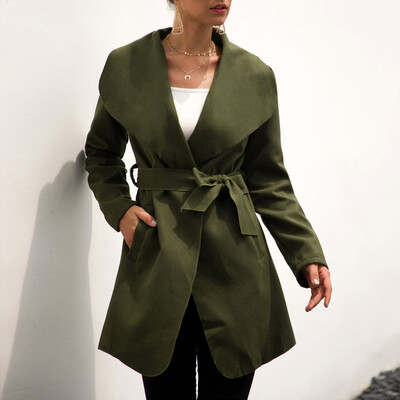 Toponeto Womens Winter Lapel Lace Up Long Trench Coat Jacket Ladies Overcoat Outwear
Toponeto Womens Winter Lapel Lace Up Long Trench Coat Jacket Ladies Overcoat Outwear
