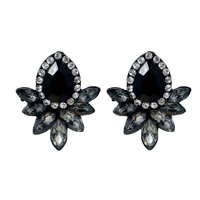 1 Pair Elegant Women Lady Jewelry Black Crystal Rhinestone Stud Earrings
1 Pair Elegant Women Lady Jewelry Black Crystal Rhinestone Stud Earrings