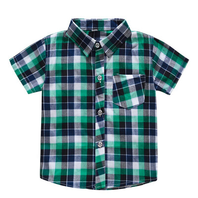 Baby Boy Clothes Summer Baby Boys Short Sleeve Plaid Print T-Shirts Kids Tops Tees Shirts Casual Blouse
Baby Boy Clothes Summer Baby Boys Short Sleeve Plaid Print T-Shirts Kids Tops Tees Shirts Casual Blouse