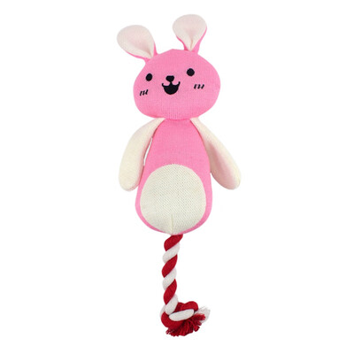 Pet Dogs Bite-resistant Molar Toy Knitted Cartoon Animals Shaped Interactive Squeaky Cotton Plush Chewing Toy for Training IQ
Pet Dogs Bite-resistant Molar Toy Knitted Cartoon Animals Shaped Interactive Squeaky Cotton Plush Chewing Toy for Training IQ