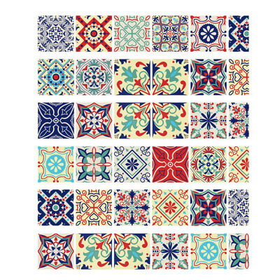 6PcsSet Traditional Tile Sticker Kitchen Waterproof Wall Stickers Bathroom Self Adhesive Removable DIY Wall Decals
6PcsSet Traditional Tile Sticker Kitchen Waterproof Wall Stickers Bathroom Self Adhesive Removable DIY Wall Decals