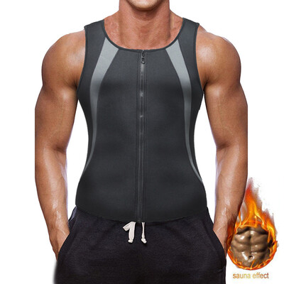 Toponeto Men Waist Vest for Weightloss Hot Neoprene Corset Body Shaper Zipper Tank Top
Toponeto Men Waist Vest for Weightloss Hot Neoprene Corset Body Shaper Zipper Tank Top