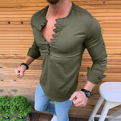 Toponeto Mens Baggy Cotton Linen Solid Long Sleeve Retro T Shirts Tops Blouse
Toponeto Mens Baggy Cotton Linen Solid Long Sleeve Retro T Shirts Tops Blouse