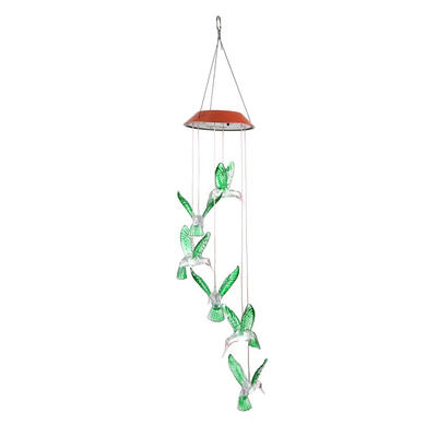 Color-Changing LED Solar Wind Chime Light Outdoor Hanging Wind Bell Decorative Lamp for Patio Garden Home Decor
Color-Changing LED Solar Wind Chime Light Outdoor Hanging Wind Bell Decorative Lamp for Patio Garden Home Decor