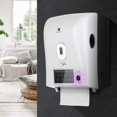 CHUANGDIAN Automatic Sensor Roll Paper Towel Dispenser Wall Mount Paper Holder Auto Cut Jumbo Roll Tissue Dispenser for Hospital H
CHUANGDIAN Automatic Sensor Roll Paper Towel Dispenser Wall Mount Paper Holder Auto Cut Jumbo Roll Tissue Dispenser for Hospital H