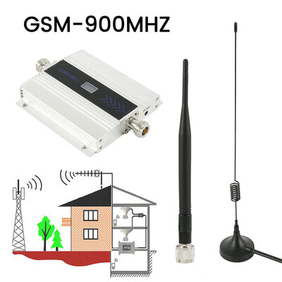 US plug Small Alloy LCD GSM 900 MHz Mobile Cell Phone Signal Repeater Amplifier Cellular Repeater Signal Booster
US plug Small Alloy LCD GSM 900 MHz Mobile Cell Phone Signal Repeater Amplifier Cellular Repeater Signal Booster