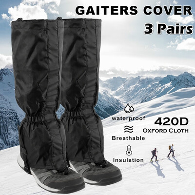 Hiking Gaiters Leg Gaiters Outdoor Waterproof Gaiters Wear-resistant for Outdoor Walking Climbing Hunting Skiing
Hiking Gaiters Leg Gaiters Outdoor Waterproof Gaiters Wear-resistant for Outdoor Walking Climbing Hunting Skiing