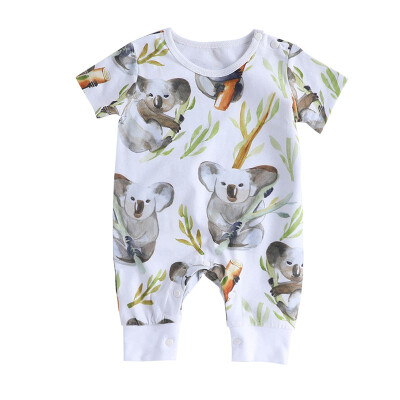 Summer Baby Boy Girl Casual Cartoon Animal Print One-Pieces Romper Infant Short Sleeve Playsuit Jumpsuit Costumes
Summer Baby Boy Girl Casual Cartoon Animal Print One-Pieces Romper Infant Short Sleeve Playsuit Jumpsuit Costumes
