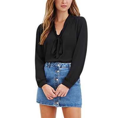 Office Wear Women Summer Chiffon Blouses Shirts Lady Girls Casual O-Neck Bow Tie Long Sleeve Tops Shirts Blusas
Office Wear Women Summer Chiffon Blouses Shirts Lady Girls Casual O-Neck Bow Tie Long Sleeve Tops Shirts Blusas