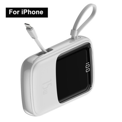 Baseus 10000mAh Power Bank for iphone huawei xiaomi With Fast Charger Powerbank Built in USB Cable
Baseus 10000mAh Power Bank for iphone huawei xiaomi With Fast Charger Powerbank Built in USB Cable