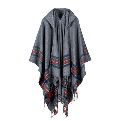 New Women Knitted Poncho Cape Hooded Stripe Oversized Cardigan Sweater Long Shawl Scarf Cashmere Pashmina
New Women Knitted Poncho Cape Hooded Stripe Oversized Cardigan Sweater Long Shawl Scarf Cashmere Pashmina
